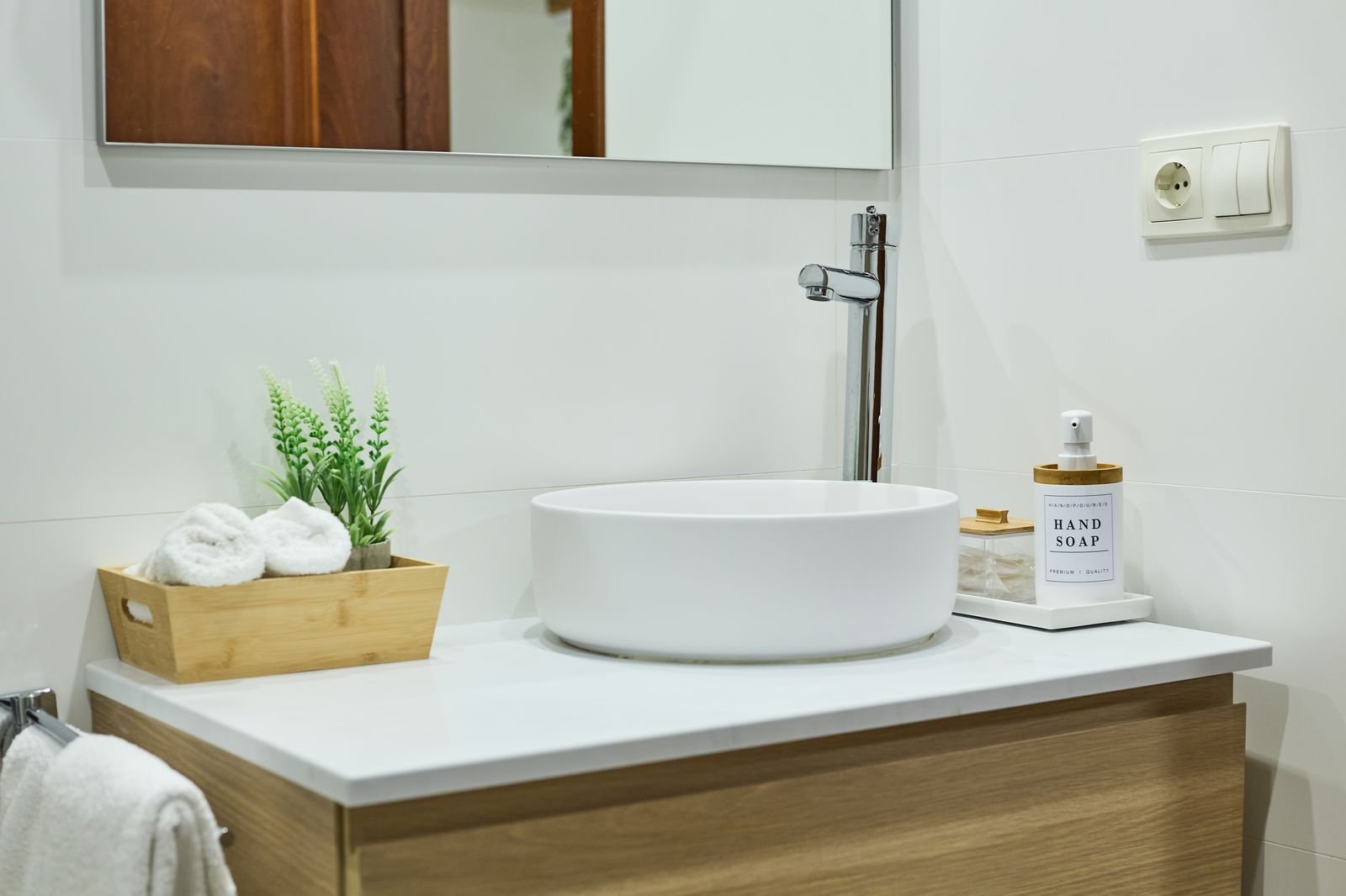 Lavabo del baño - Apartamento Rector Cobos